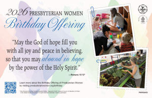 2026 Birthday Offering Poster/Placemat