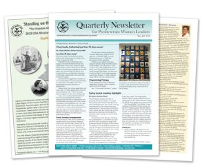 newsletter pages fanned