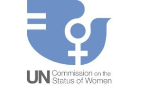 csw logo, dove with symbol for women