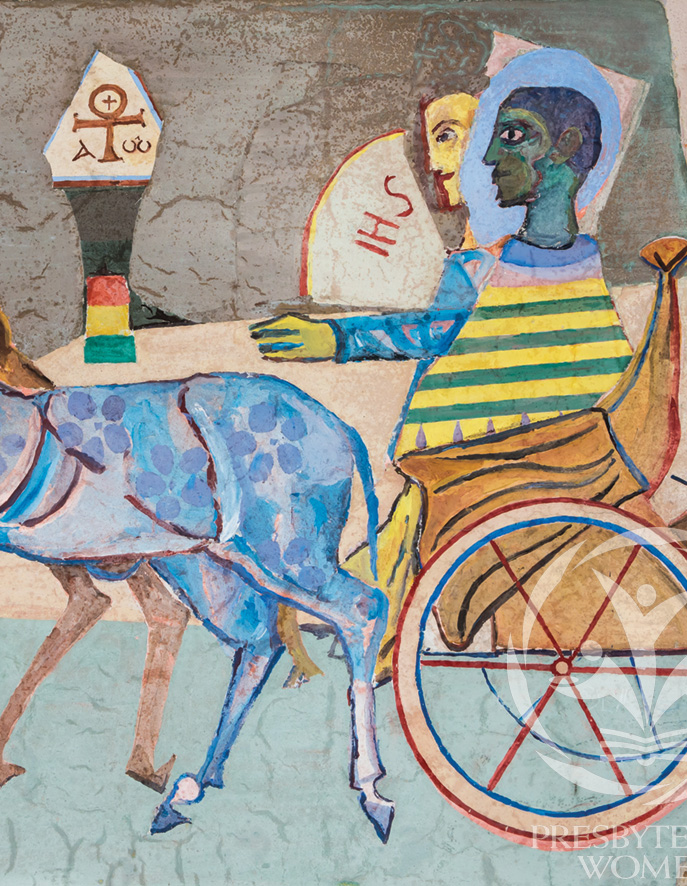 Lesson 7 artwork: Philip and the Ethiopian Eunuch by Herbert Boeckl