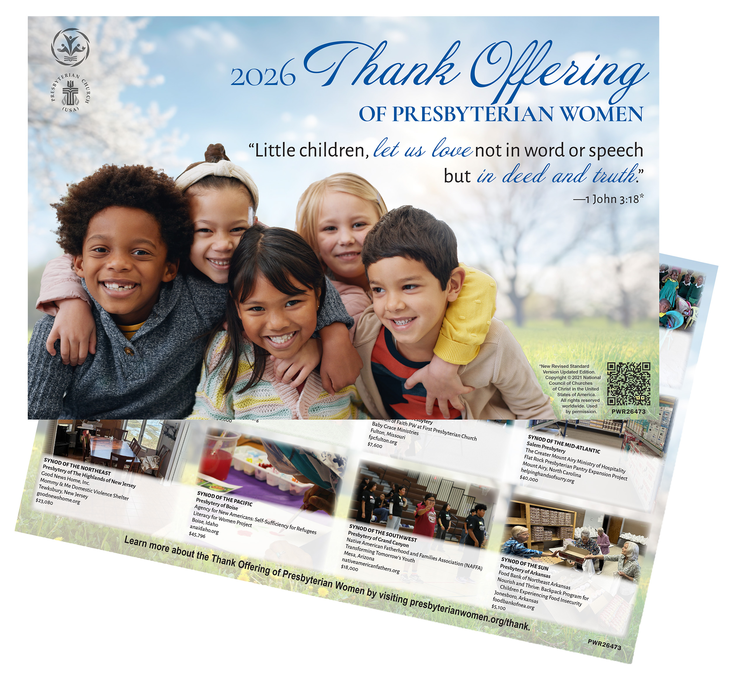 2026 Thank Offering poster/placemat