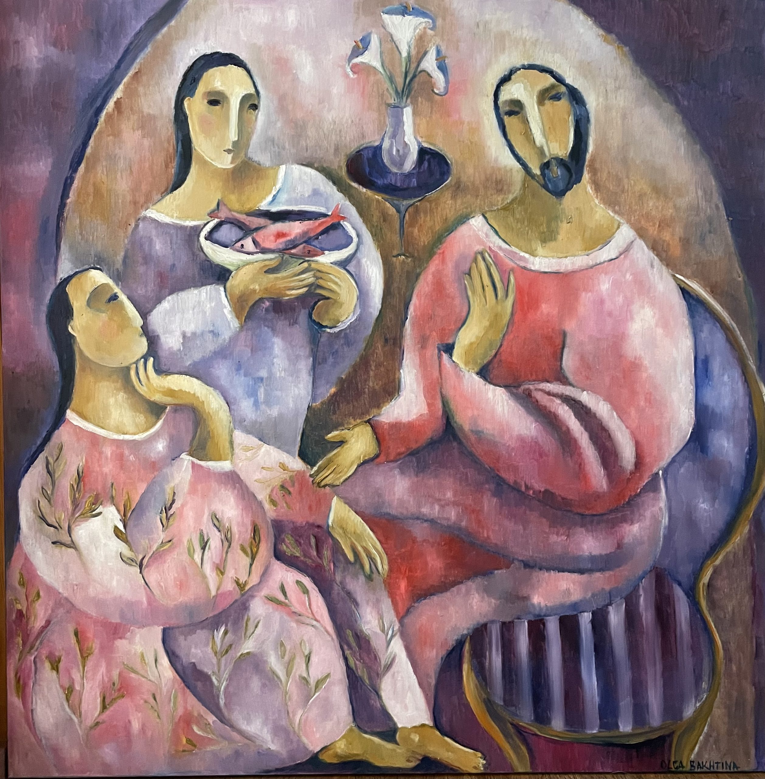 Lesson 2 Artwork: "Martha and Mary" by Olga Bakhtina